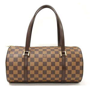 Louis Vuitton Papillon Damier Ebene Brown Handbag Pouch